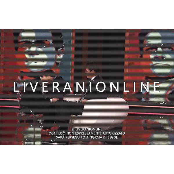 TRASMISSIONE: \' CHIAMBRETTI NIGHT\' NELLA FOTO: PIERO CHIAMBRETTI - FABIO CAPELLO © ANTONIO SORANO - AG. ALDO LIVERANI SAS