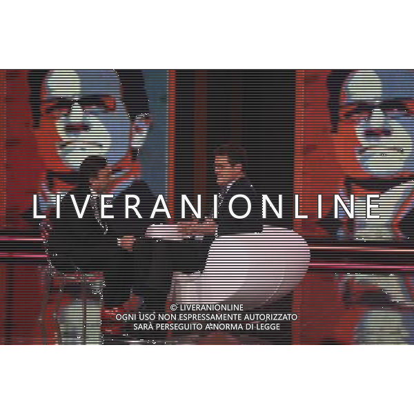 TRASMISSIONE: \' CHIAMBRETTI NIGHT\' NELLA FOTO: PIERO CHIAMBRETTI - FABIO CAPELLO © ANTONIO SORANO - AG. ALDO LIVERANI SAS
