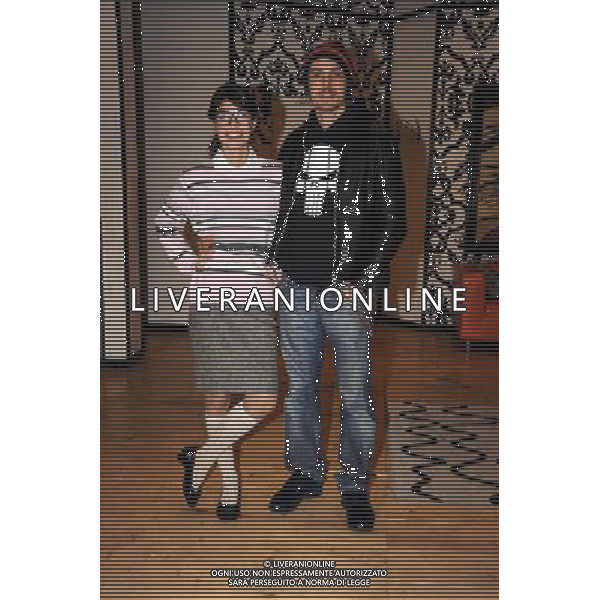 PRIMA DELLO SPETTACOLO TEATRALE: \' THE PROZAC FAMILY\' TEATRO PARIOLI - ROMA NELLA FOTO: ALESSANDRA MASTRONARDI - EROS GALBIATI © MASSIMO BRUNI - AG. ALDO LIVERANI SAS