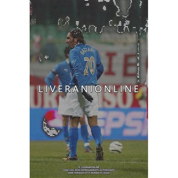 FABIO BAZZANI Varsavia 12/11/2003 amichevole Polonia-Italia 3:1 nella foto bazzani fabio ph Paola Garbuio/ag aldo Liverani s.a.s.