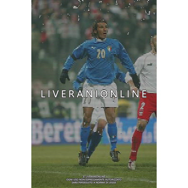 FABIO BAZZANI Varsavia 12/11/2003 amichevole Polonia-Italia 3:1 nella foto bazzani fabio ph Paola Garbuio/ag aldo Liverani s.a.s.