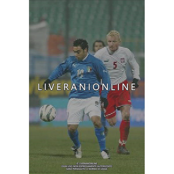 FABRIZIO MICCOLI E MARIUSZ KUKIELKA Varsavia 12/11/2003 amichevole Polonia-Italia 3:1 nella foto miccoli fabrizio ph Paola Garbuio/ag aldo Liverani s.a.s.