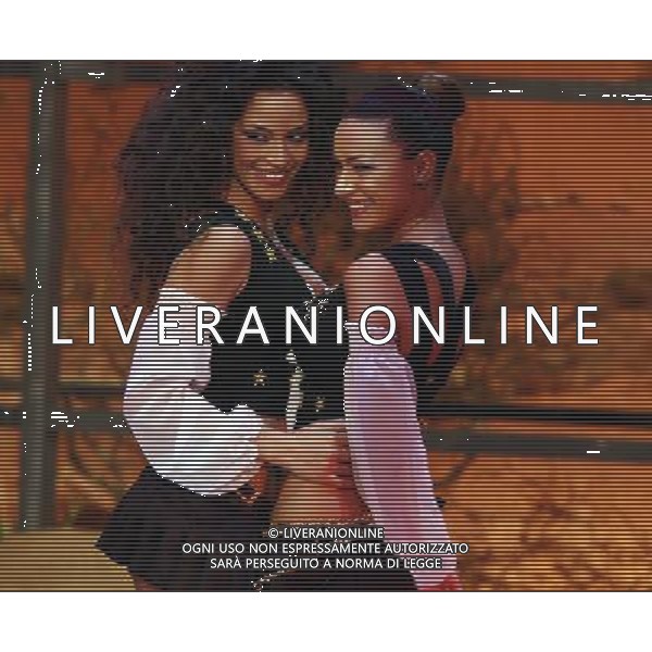 TRASMISSIONE TV: \' COLORADO CAFE\' NELLA FOTO: RAFFAELLA FICO - MELITA TONIOLO © ANTONIO SORANO - AG. ALDO LIVERANI SAS