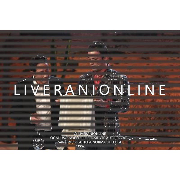 TRASMISSIONE TV: \' COLORADO CAFE\' NELLA FOTO: BEPPE BRAIDA - GIANLUCA IMPASTATO \' I TURBOLENTI\' ( nella parte di Chicco D\'Oliva) © ANTONIO SORANO - AG. ALDO LIVERANI SAS