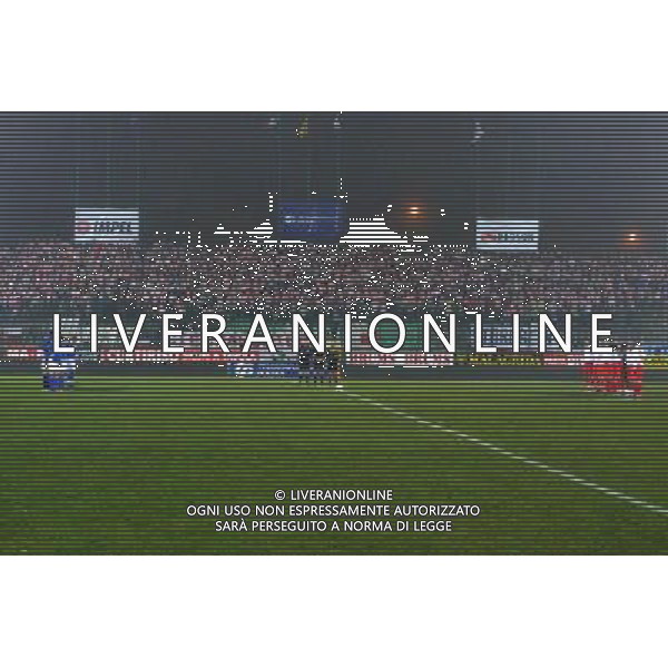 SILENZIO Varsavia 12/11/2003 amichevole Polonia-Italia 3:1 nella foto minuto di silenzio ph Paola Garbuio/ag aldo Liverani s.a.s.