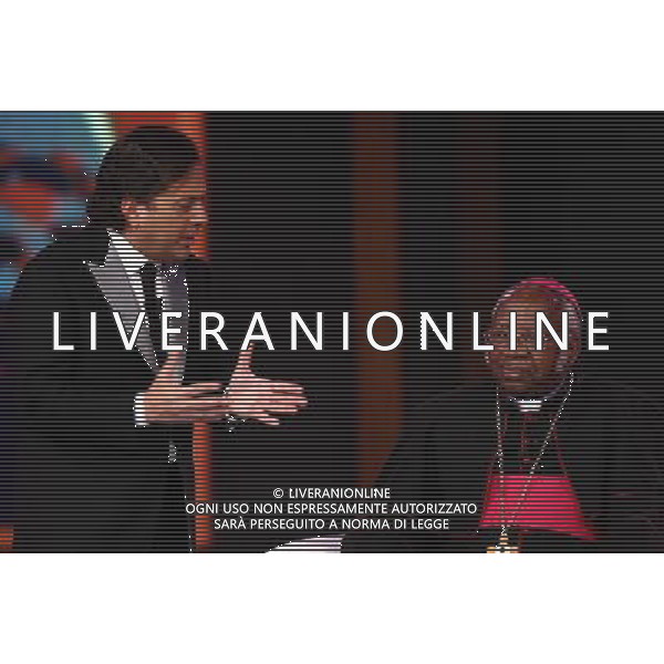 PIERO CHIAMBRETTI - MONSIGNOR MILINGO TRASMISSIONE: \' CHIAMBRETTI NIGHT\' © ANTONIO SORANO - AG. ALDO LIVERANI SAS