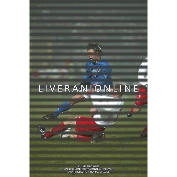 POLONIA-ITALIA AMICHEVOLE 12/11/2003 NELLA FOTO ANTONIO CASSANO* FOTO PAOLA GARBUIO/AGENZIA ALDO LIVERANI