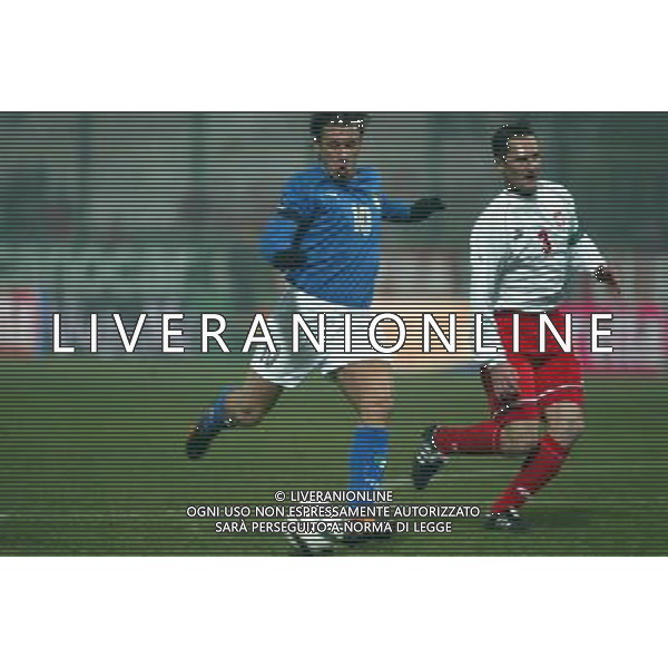 POLONIA-ITALIA AMICHEVOLE 12/11/2003 NELLA FOTO GOL DI ANTONIO CASSANO* FOTO PAOLA GARBUIO/AGENZIA ALDO LIVERANI