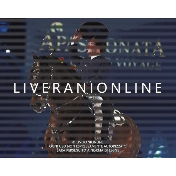 MILANO 30 GENNAIO 2009 SPETTACOLO APASSIONATA \' GRAND VOYAGE\' NELLA FOTO:SEBASTIAN FERNANDEZ CAMPIONE DI DOMO VAQUERA. PH FRANCESCO BONFANTI-AG ALDO LIVERANI