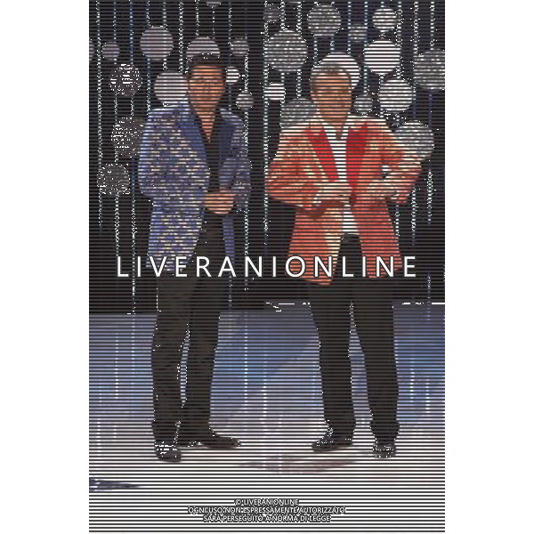TRASMISSIONE TV: \' SCHERZI A PARTE\' NELLA FOTO: TEO MAMMUCARI - CLAUDIO AMENDOLA FOTO ANTONIO SORANO - AG. ALDO LIVERANI SAS