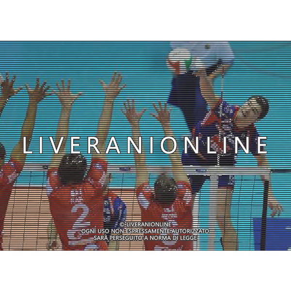 TIM Cup A1 Final Four di Volley 1° Semifinale Forlì(FC) - 31.01.2009 Lube Banca Marche Macerata–Copra Nordmeccanica Piacenza Nella Foto:OMRCEN IGOR /Ph.Vitez-Ag. Aldo Liverani