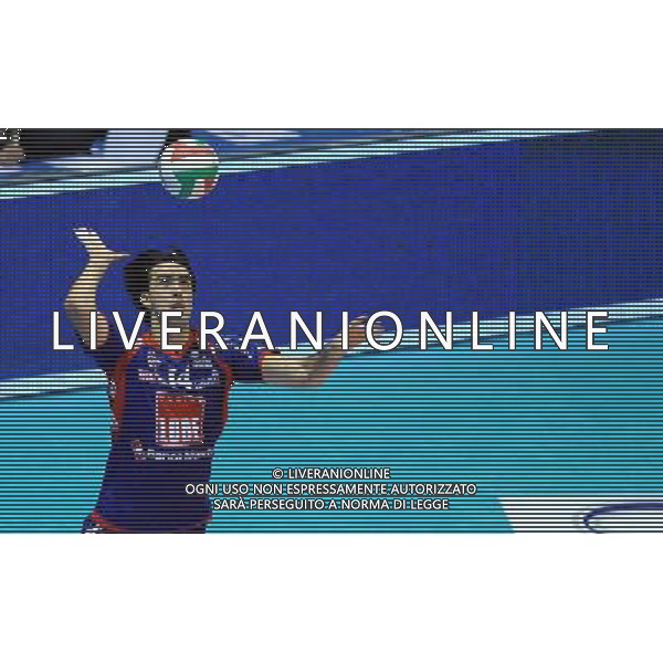 TIM Cup A1 Final Four di Volley 1° Semifinale Forlì(FC) - 31.01.2009 Lube Banca Marche Macerata–Copra Nordmeccanica Piacenza Nella Foto:SANTANA RODRIGO /Ph.Vitez-Ag. Aldo Liverani
