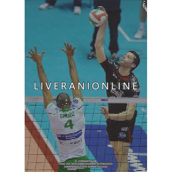 TIM Cup A1 Final Four di Volley 2° Semifinale Forlì(FC) - 31.01.2009 Bre Banca Lannutti Cuneo–Sisley Treviso Nella Foto:CISOLLA ALBERTO /Ph.Vitez-Ag. Aldo Liverani