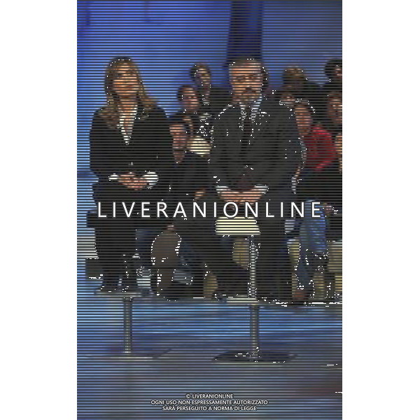 TRASMISSIONE TV: \' QUESTA DOMENICA\' STUDI TITANUS - ROMA NELLA FOTO: ALESSIA MONTANI - ROSARIO SICILIANO ( LEGALI DELLA HOSTESS DEL GRANDE FRATELLO 9, DANIELA MARTANI) © MASSIMO BRUNI - AG. ALDO LIVERANI SAS