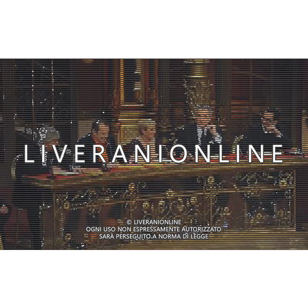 TRASMISSIONE TV: \' BALLANDO CON LE STELLE\' STUDI VOXON - ROMA NELLA FOTO: I GIUDICI ( IVAN ZAZZARONI - FABIO CANINO - CAROLYN SMITH - LAMBERTO SPOSINI - GUILLERMO MARIOTTO) © MASSIMO BRUNI - AG. ALDO LIVERANI SAS