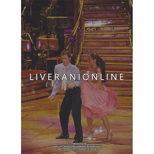 TRASMISSIONE TV: \' BALLANDO CON LE STELLE\' STUDI VOXON - ROMA NELLA FOTO: EMANUELE FILIBERTO DI SAVOIA - NATALIA TITOVA © MASSIMO BRUNI - AG. ALDO LIVERANI SAS
