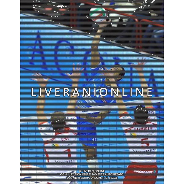 TIM Cup A1 Final Four di Volley Finale Forli\'(FC) - 01.02.2009 Bre Banca Lannutti Cuneo-Lube Banca Marche Macerata Nella Foto: ABBADI MANIUS /Ph.Vitez-Ag. Aldo Liverani