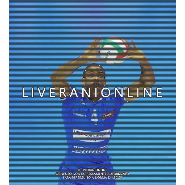 TIM Cup A1 Final Four di Volley Finale Forli\'(FC) - 01.02.2009 Bre Banca Lannutti Cuneo-Lube Banca Marche Macerata Nella Foto: GONZALEZ JAVIER /Ph.Vitez-Ag. Aldo Liverani
