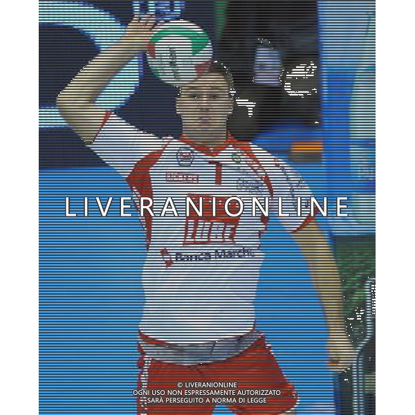 TIM Cup A1 Final Four di Volley Finale Forli\'(FC) - 01.02.2009 Bre Banca Lannutti Cuneo-Lube Banca Marche Macerata Nella Foto: LEBL MARTIN /Ph.Vitez-Ag. Aldo Liverani
