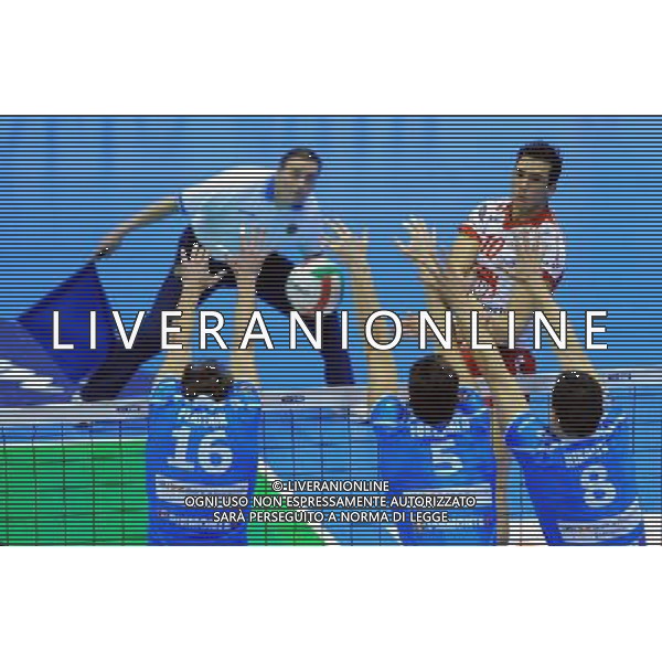 TIM Cup A1 Final Four di Volley Finale Forli\'(FC) - 01.02.2009 Bre Banca Lannutti Cuneo-Lube Banca Marche Macerata Nella Foto: MARTINO MATTEO /Ph.Vitez-Ag. Aldo Liverani