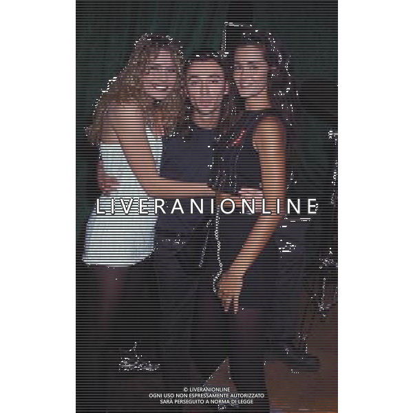 TRASMISSIONE TV: \' JAMMIN\' 1994/1995 NELLA FOTO: ELENOIRE CASALEGNO - ALBERTINO - SAMANTHA DE GRENET AG. ALDO LIVERANI SAS