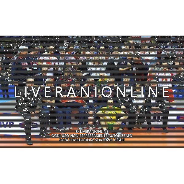 TIM Cup A1 Final Four di Volley Finale Forli\'(FC) - 01.02.2009 Bre Banca Lannutti Cuneo-Lube Banca Marche Macerata Nella Foto: Lube Banca Marche Macerata /Ph.Vitez-Ag. Aldo Liverani