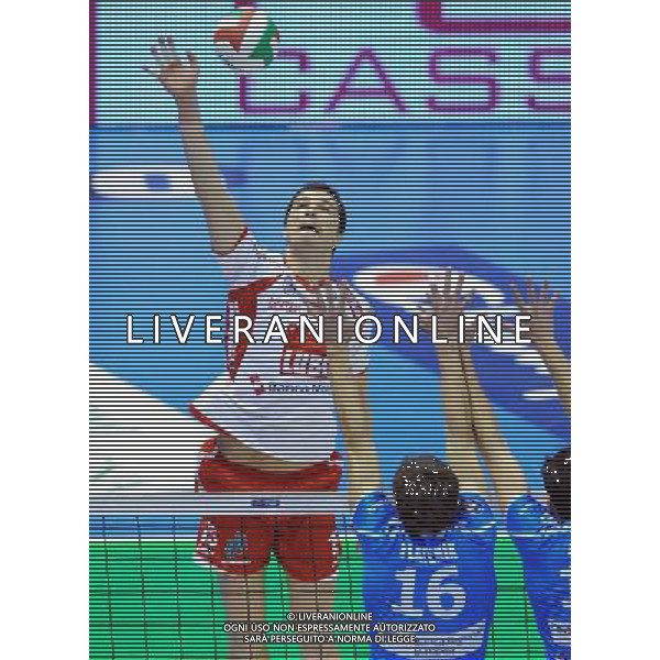 TIM Cup A1 Final Four di Volley Finale Forli\'(FC) - 01.02.2009 Bre Banca Lannutti Cuneo-Lube Banca Marche Macerata Nella Foto: OMRCEN IGOR /Ph.Vitez-Ag. Aldo Liverani