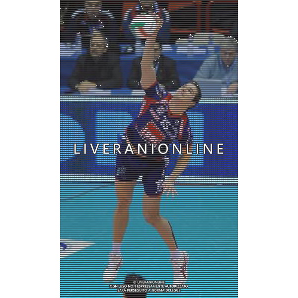 TIM Cup A1 Final Four di Volley 1° Semifinale Forli\'(FC) - 31.01.2009 Lube Banca Marche Macerata-Copra Nordmeccanica Piacenza Nella Foto:OMRCEN IGOR /Ph.Vitez-Ag. Aldo Liverani
