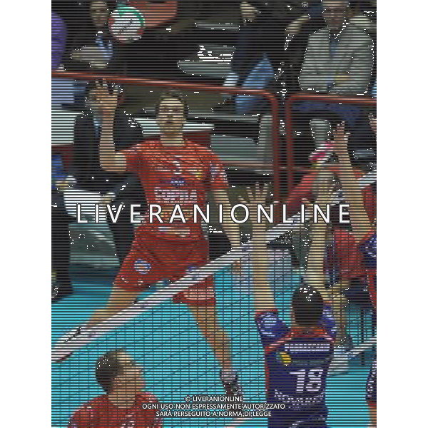 TIM Cup A1 Final Four di Volley 1° Semifinale Forli\'(FC) - 31.01.2009 Lube Banca Marche Macerata-Copra Nordmeccanica Piacenza Nella Foto:PAMPEL CHRISTIAN /Ph.Vitez-Ag. Aldo Liverani