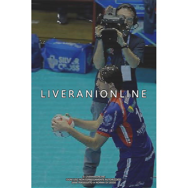 TIM Cup A1 Final Four di Volley 1° Semifinale Forli\'(FC) - 31.01.2009 Lube Banca Marche Macerata-Copra Nordmeccanica Piacenza Nella Foto:SANTANA RODRIGO /Ph.Vitez-Ag. Aldo Liverani