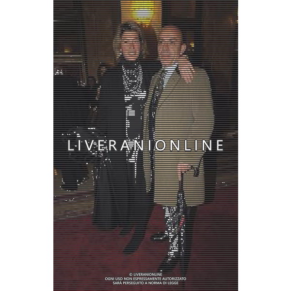 Presso il celebre hotel Hassler di Roma, si  tenuta lÕasta di Beneficenza promossa da Maurizio Costanzo e battuta da Luca Faccenda della National Gallery di Firenze. Il ricavato sarˆ devoluto in supporto dei bambini sordociechi della Roberto Wirth Fund Onlus. nella foto: ROBERTA BETA CON MAURIZIO IRTI © Massimo Bruni - ag. Aldo Liverani sas