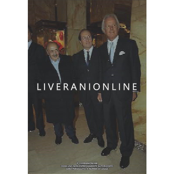 Presso il celebre hotel Hassler di Roma, si  tenuta lÕasta di Beneficenza promossa da Maurizio Costanzo e battuta da Luca Faccenda della National Gallery di Firenze. Il ricavato sarˆ devoluto in supporto dei bambini sordociechi della Roberto Wirth Fund Onlus. nella foto: MAURIZIO COSTANZO - LUCA FACCENDA - ROBERTO WIRTH © Massimo Bruni - ag. Aldo Liverani sas