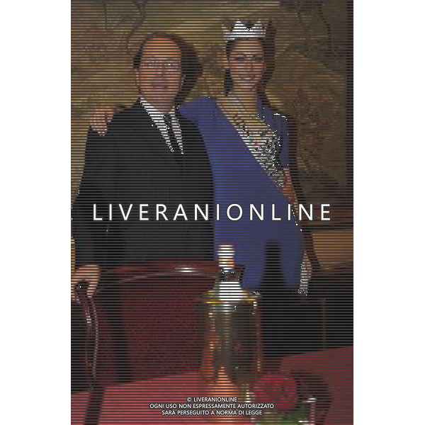 Presso il celebre hotel Hassler di Roma, si  tenuta lÕasta di Beneficenza promossa da Maurizio Costanzo e battuta da Luca Faccenda della National Gallery di Firenze. Il ricavato sarˆ devoluto in supporto dei bambini sordociechi della Roberto Wirth Fund Onlus. nella foto: LUCA FACCENDA - MIRIAM LEONE © Massimo Bruni - ag. Aldo Liverani sas