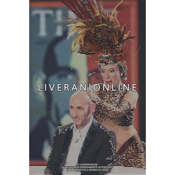 TRASMISSIONE TV: \' CHIAMBRETTI NIGHT\' NELLA FOTO: ALESSANDRA FAIELLA - DAVIDE POSSANZINI © ANTONIO SORANO - AG. ALDO LIVERANI SAS