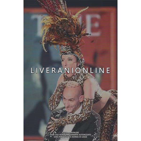 TRASMISSIONE TV: \' CHIAMBRETTI NIGHT\' NELLA FOTO: ALESSANDRA FAIELLA - DAVIDE POSSANZINI © ANTONIO SORANO - AG. ALDO LIVERANI SAS