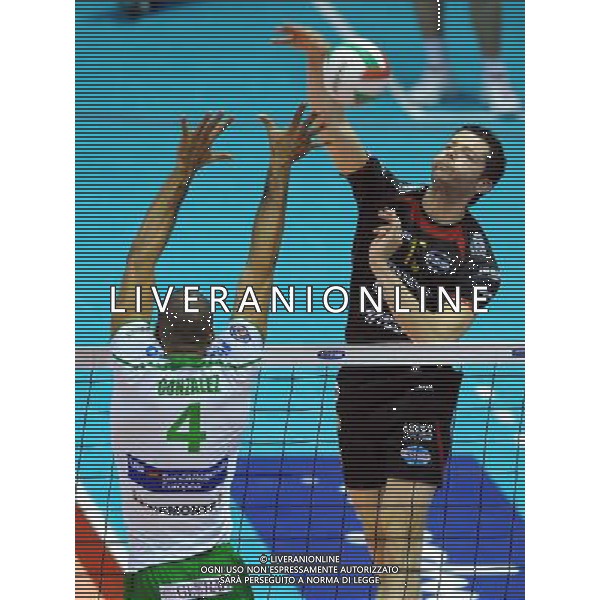 TIM Cup A1 Final Four di Volley 2a Semifinale Forli\'(FC) - 31.01.2009 Bre Banca Lannutti Cuneo-Sisley Treviso Nella Foto:CISOLLA ALBERTO /Ph.Vitez-Ag. Aldo Liverani