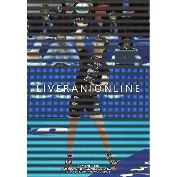TIM Cup A1 Final Four di Volley 2a Semifinale Forli\'(FC) - 31.01.2009 Bre Banca Lannutti Cuneo-Sisley Treviso Nella Foto:ENDRES GUSTAVO /Ph.Vitez-Ag. Aldo Liverani