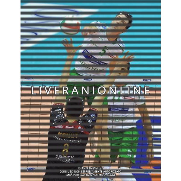 TIM Cup A1 Final Four di Volley 2a Semifinale Forli\'(FC) - 31.01.2009 Bre Banca Lannutti Cuneo-Sisley Treviso Nella Foto:FORTUNATO FRANCESCO /Ph.Vitez-Ag. Aldo Liverani