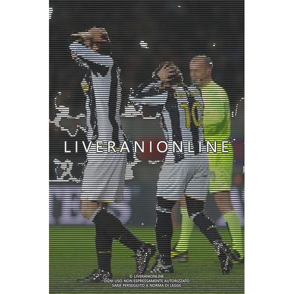 4-2-2009 Torino Sport Calcio Juventus Napoli Coppa Italia Tim 2008/2009 Nella foto:la delusione di alessandro del piero e vincenzo iaquinta ph.viganti/ag.aldo liverani sas