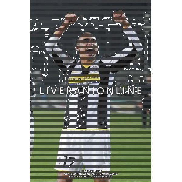 4-2-2009 Torino Sport Calcio Juventus Napoli Coppa Italia Tim 2008/2009 Nella foto esultanza di trezeguet david a fine gara ph.viganti/ag.aldo liverani sas