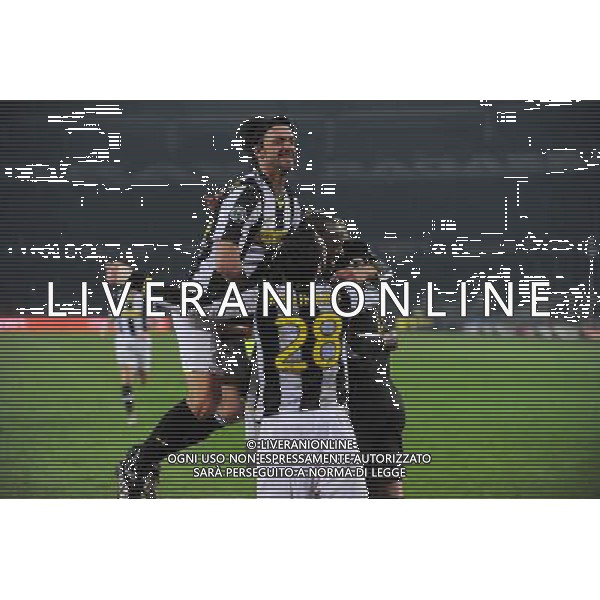 4-2-2009 Torino Sport Calcio Juventus Napoli Coppa Italia Tim 2008/2009 Nella foto:la juvetus esulta a fine partita ph.viganti/ag.aldo liverani sas
