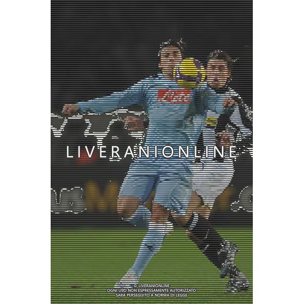 4-2-2009 Torino Sport Calcio Juventus Napoli Coppa Italia Tim 2008/2009 Nella foto: ezequiel Lavezzi ph.Viganti/AG.ALDO LIVERANI SAS