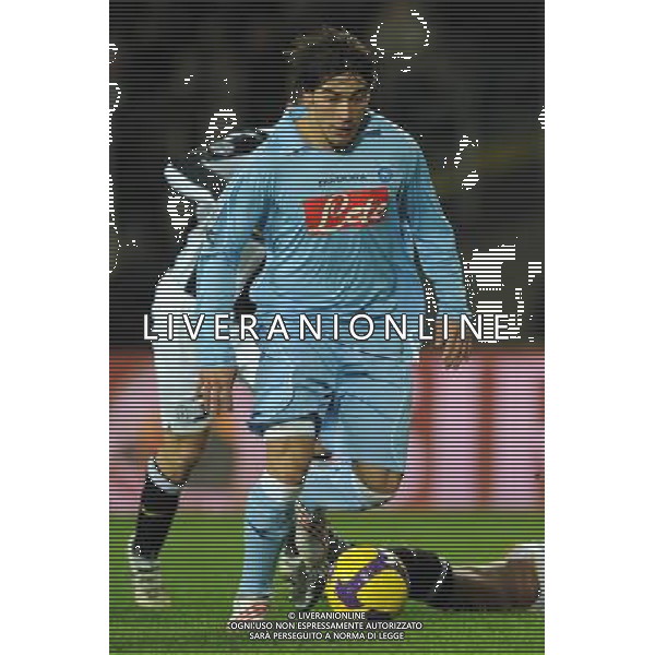 4-2-2009 Torino Sport Calcio Juventus Napoli Coppa Italia Tim 2008/2009 Nella foto: ezequiel Lavezzi ph.Viganti/AG.ALDO LIVERANI SAS