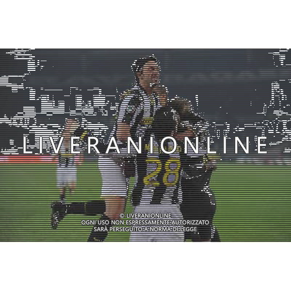 4-2-2009 Torino Sport Calcio Juventus Napoli Coppa Italia Tim 2008/2009 Nella foto: Esultanza della juventus a fine gara ph.Viganti/AG.ALDO LIVERANI SAS