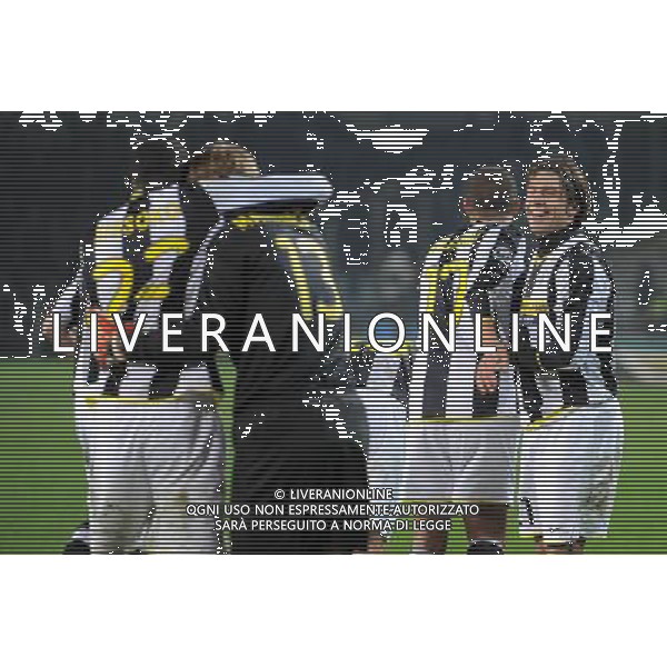 4-2-2009 Torino Sport Calcio Juventus Napoli Coppa Italia Tim 2008/2009 Nella foto: Esultanza della juventus a fine gara ph.Viganti/AG.ALDO LIVERANI SAS