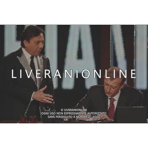 TRASMISSIONE TV: \' CHIAMBRETTI NIGHT\' NELLA FOTO: PIERO CHIAMBRETTI - PIERO FASSINO © ANTONIO SORANO - AG. ALDO LIVERANI SAS