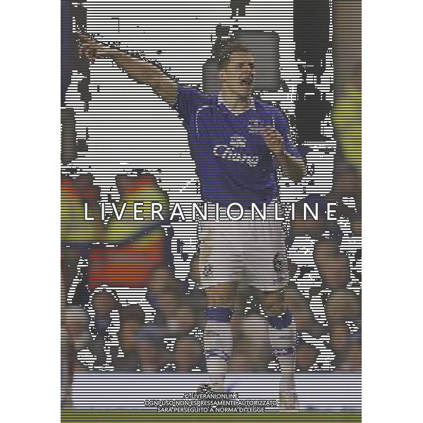 Everton\'s Phil Jagielka, Everton Vs Liverpool, FA Cup 4th Round Replay, Goodison Park, Everton, Date 040209 ph.AGENZIA ALDO LIVERANI SAS ONLY FOR ITALY