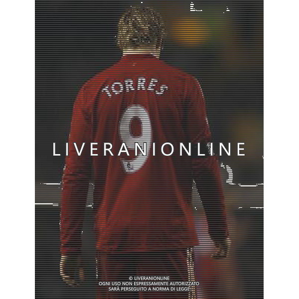 Liverpool\'s Fernando Torres, Everton Vs Liverpool, FA Cup 4th Round Replay, Goodison Park, Everton, Date 040209 ph.AGENZIA ALDO LIVERANI SAS ONLY FOR ITALY