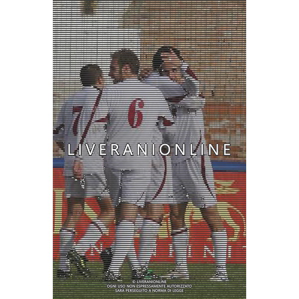 08/02/2009 VENEZIA LEGA PRO GIRONE A-CALCIO VENEZIA REGGIANA NELLA FOTO:L\'ESULTANZA DELLA REGGIANA AL GOL DI MASCHIO PH.GARBUIO/AG.ALDO LIVERANI SAS