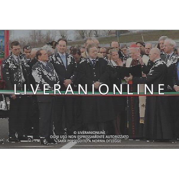 Bonisiolo di Mogliano Veneto (TV) 08.02.09: Inaugurazione Passante di Mestre, il Cardinale Scola benedice l\'opera ph.garbuio/ag.aldo liverani sas